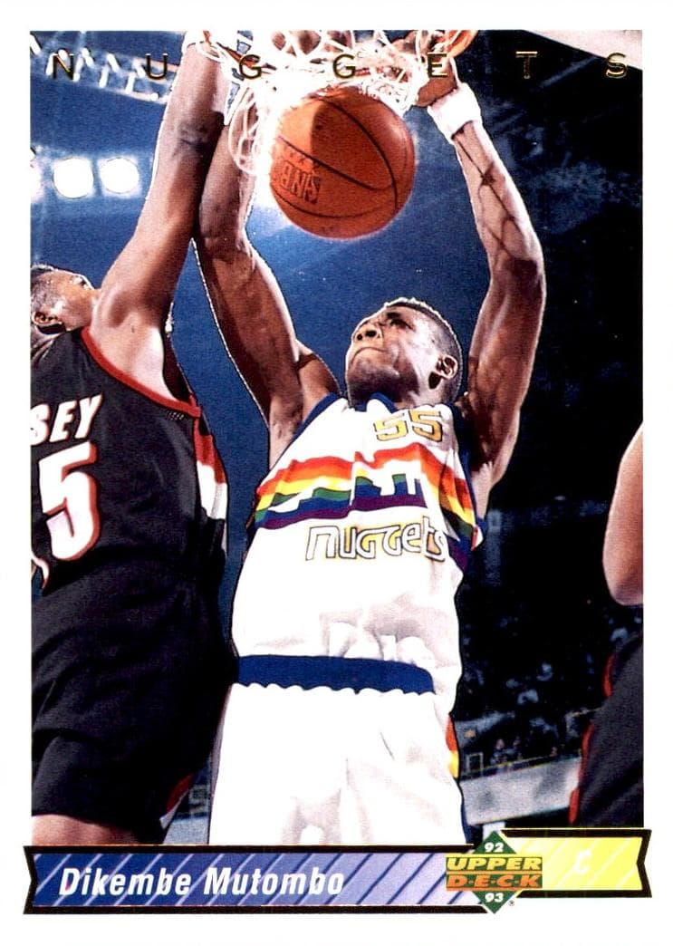 Dikembe Mutombo 1992 upper-deck Upper Deck