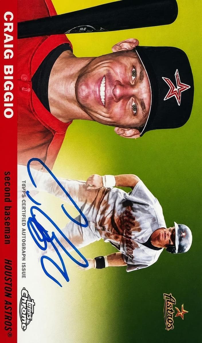 Craig Biggio 2025 topps Topps Chrome Platinum