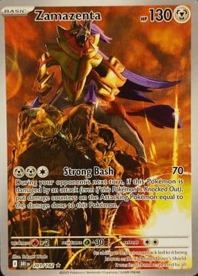 Zamazenta trading card