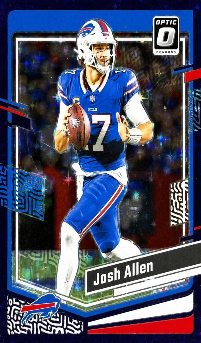 Josh Allen 2023 panini Donruss Optic