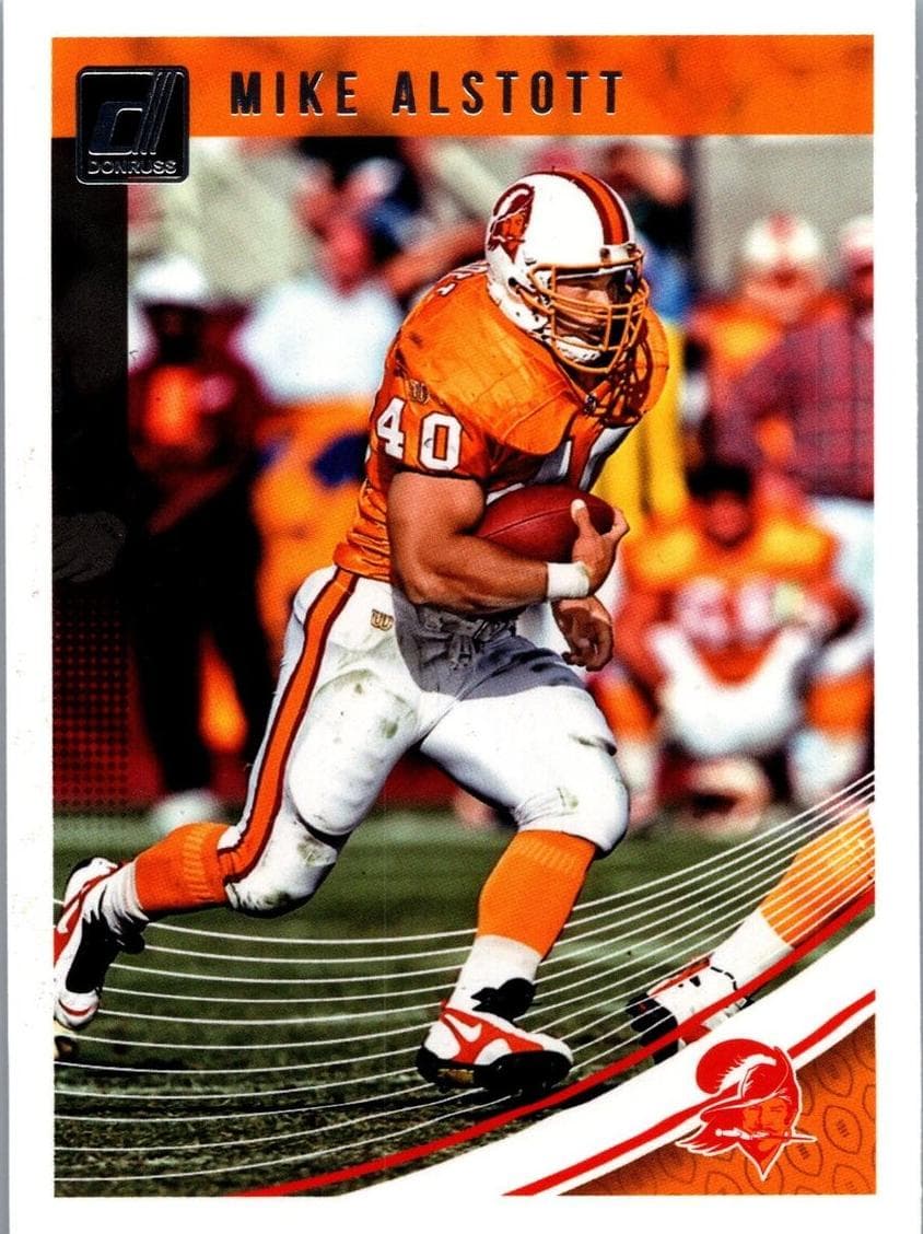 Mike Alstott trading card