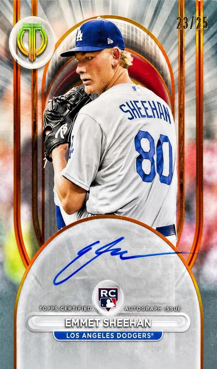 Emmet Sheehan 2024 topps Topps Tribute