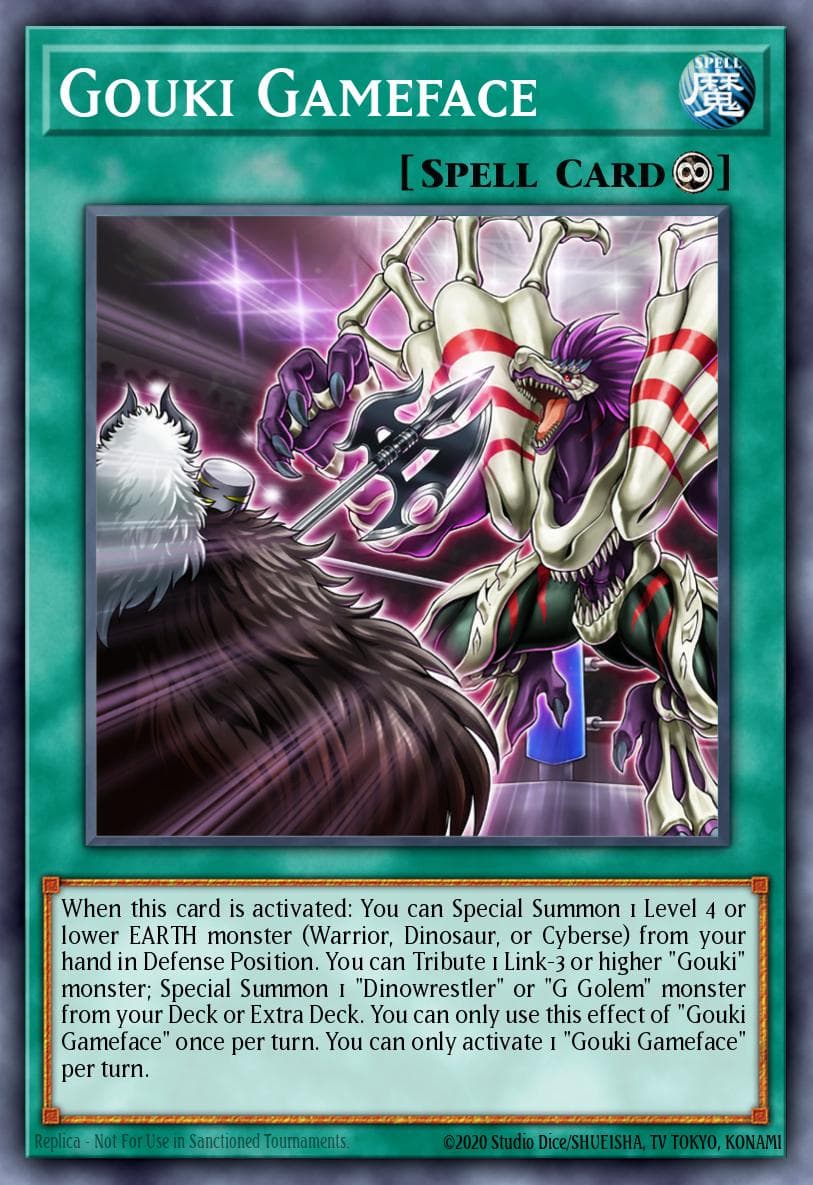Gouki Gameface 2025 Yu-Gi-Oh! Doom of Dimensions