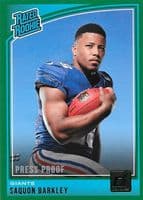 Saquon Barkley 2018 panini Panini Plates & Patches