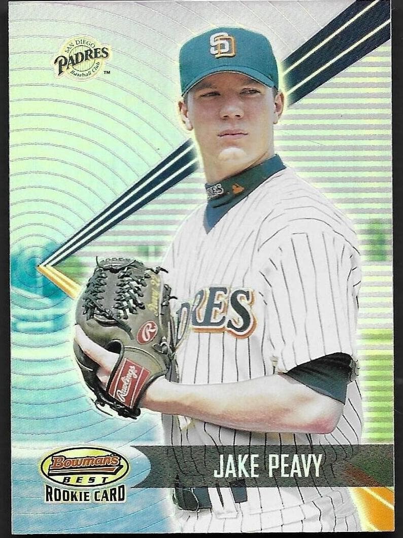 Jake Peavy 2001 bowman Bowman's Best