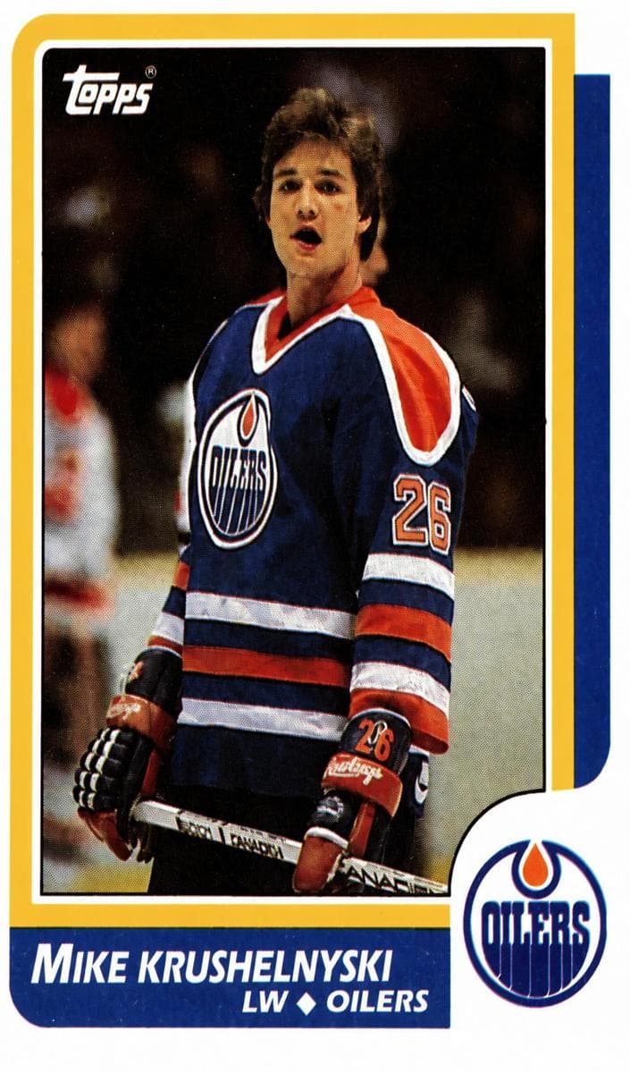 Mike Krushelnyski 1986 topps Topps