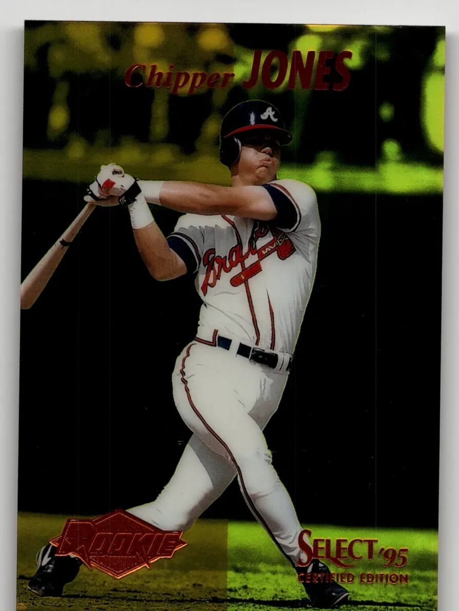 Chipper Jones 1995 panini