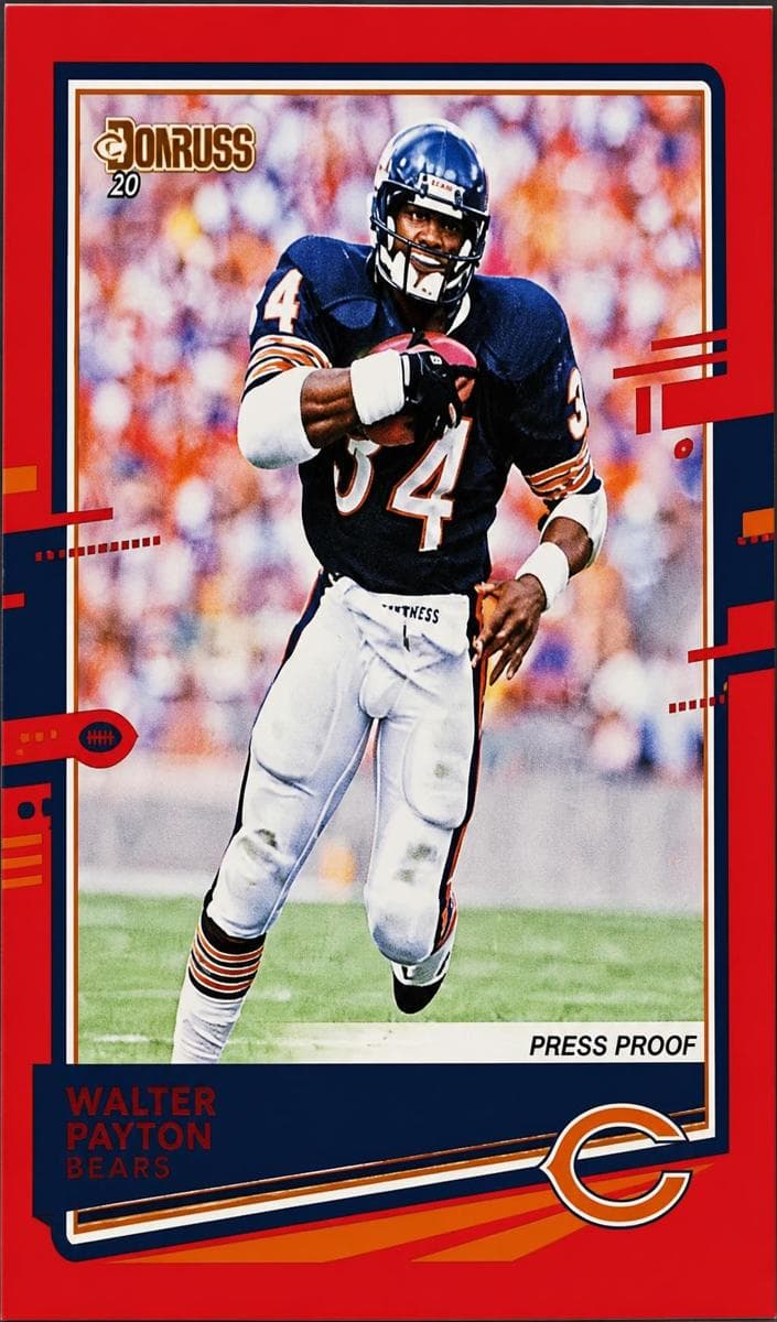 Walter Payton 2020 panini Panini Donruss
