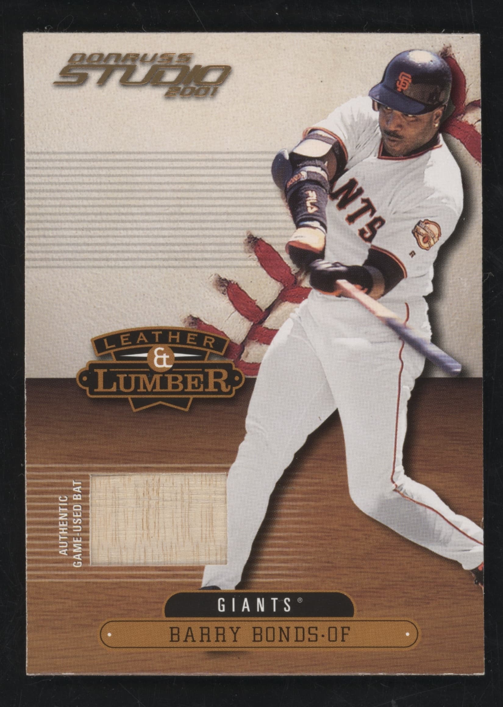 Barry Bonds 2001 panini Donruss Studio