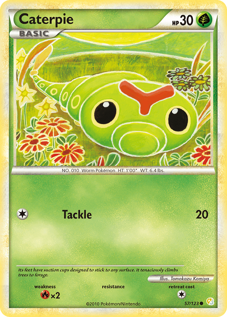 Caterpie 2010 Pokemon HeartGold & SoulSilver