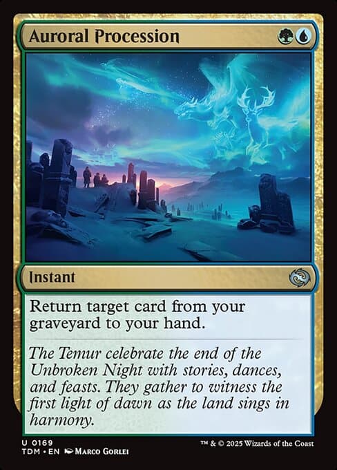 Auroral Procession 2025 Magic: The Gathering