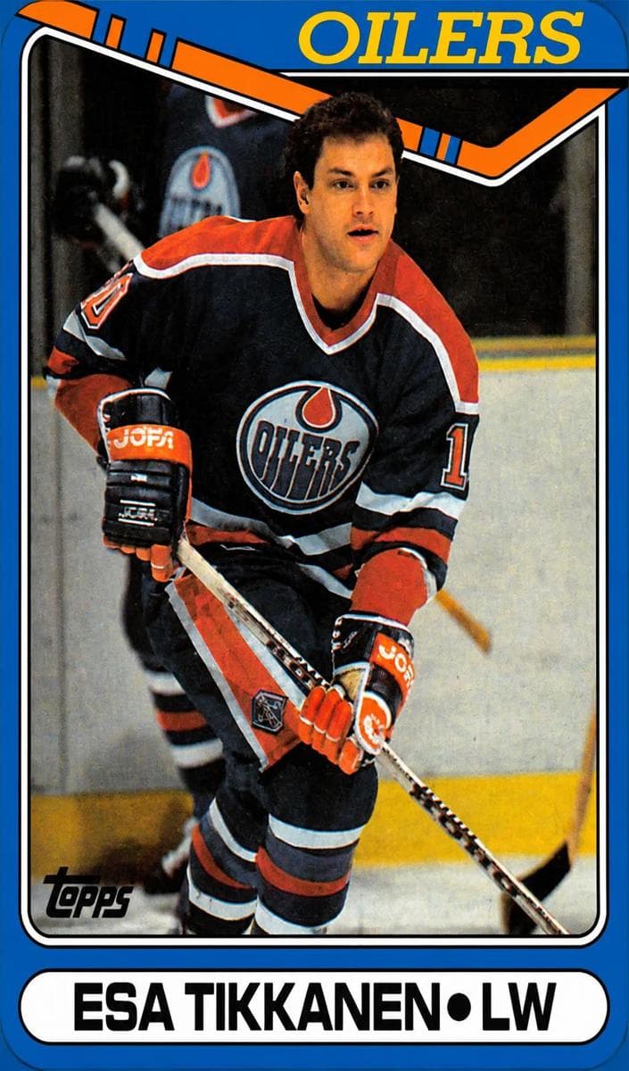Esa Tikkanen 1990 topps Topps