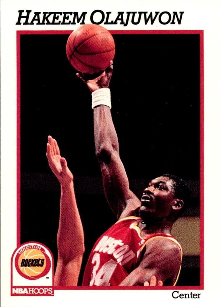 Hakeem Olajuwon 1991 panini