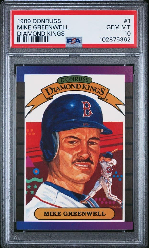 Mike Greenwell 1989 panini