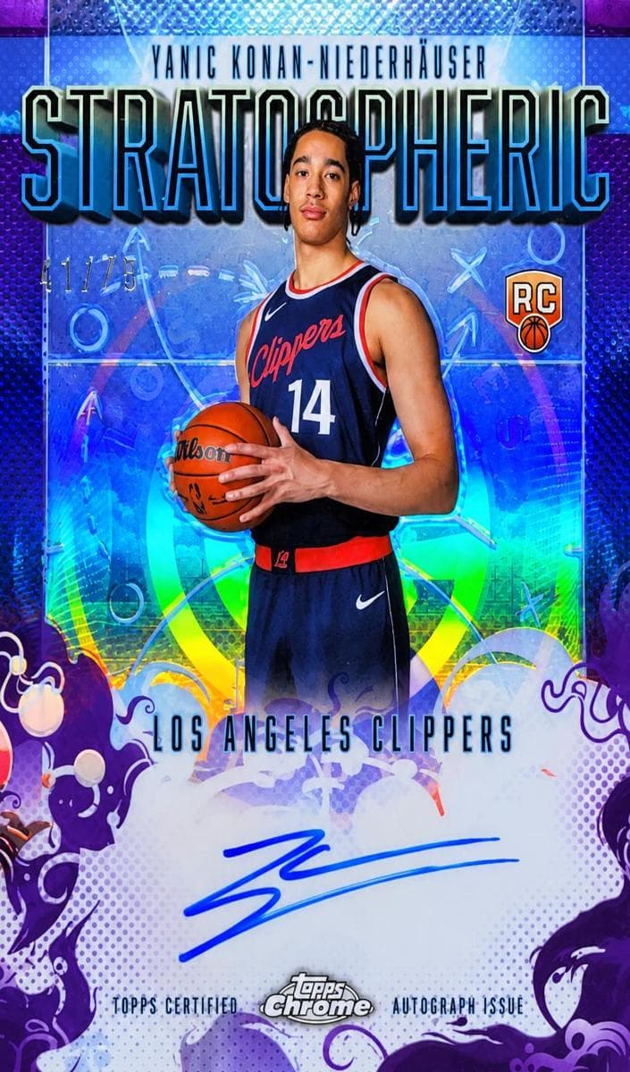 Yanic Konan-Niederhauser 2025 topps Topps Chrome