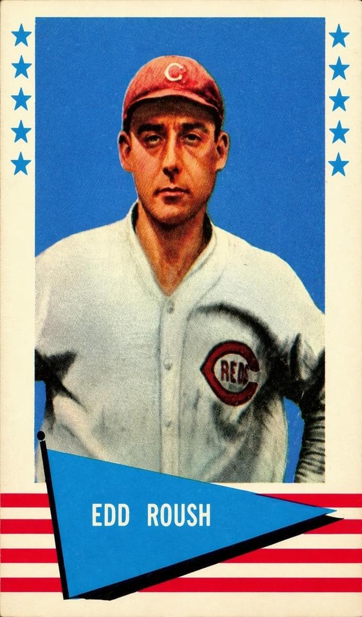 Edd Roush 1961 fleer Fleer Baseball Greats