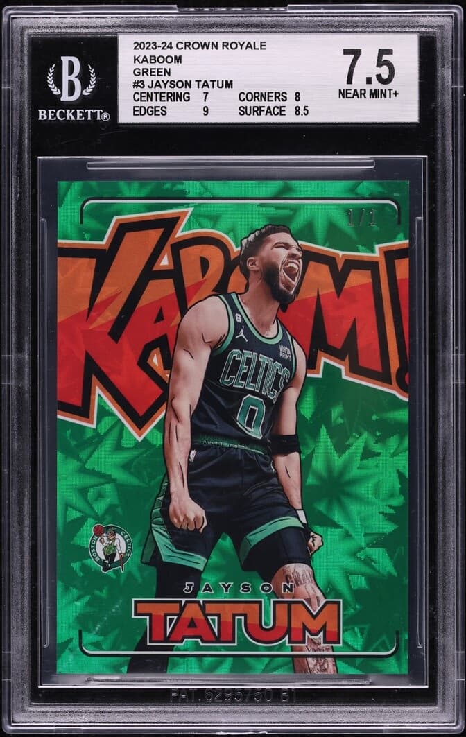 Jayson Tatum 2023 panini Panini Crown Royale