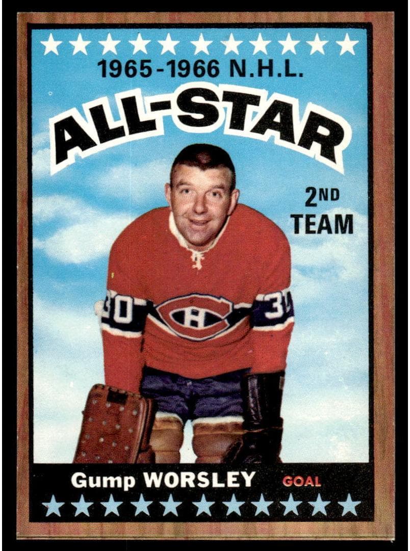 Gump Worsley 1966 topps Topps