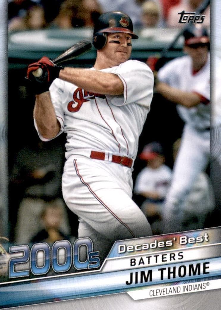 Jim Thome 2020 topps Topps Update