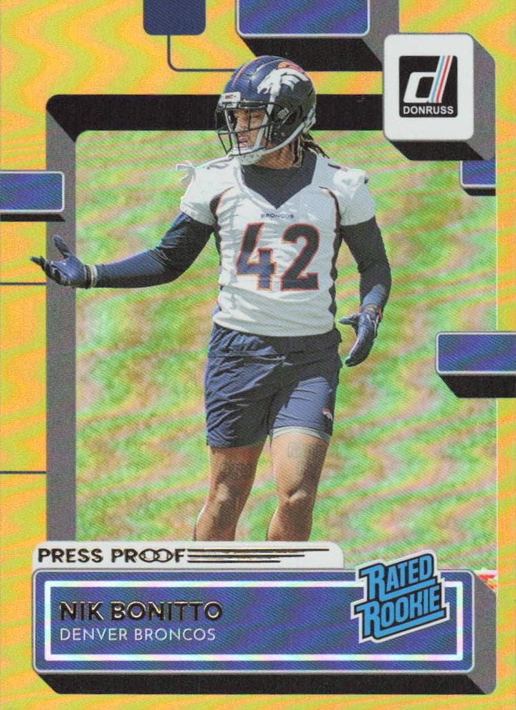 Nik Bonitto 2022 panini Donruss