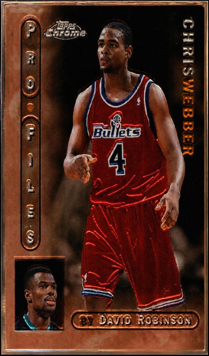 Chris Webber 1996 topps Topps