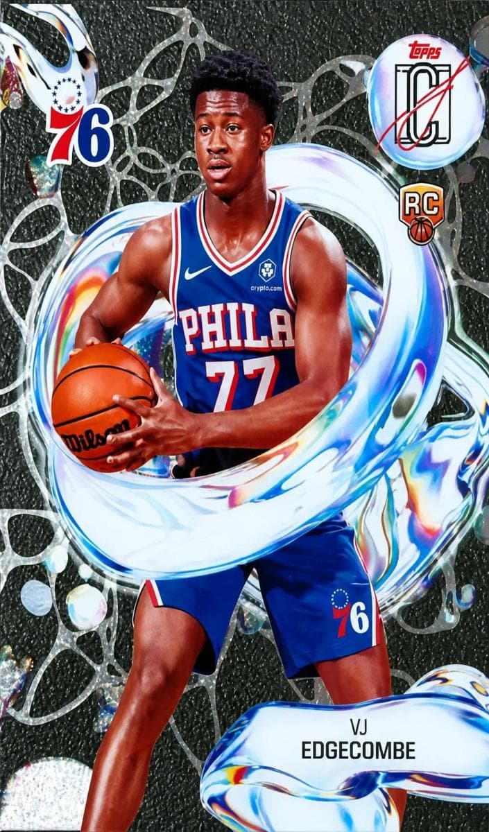 VJ Edgecombe 2025 topps Topps Signature Class