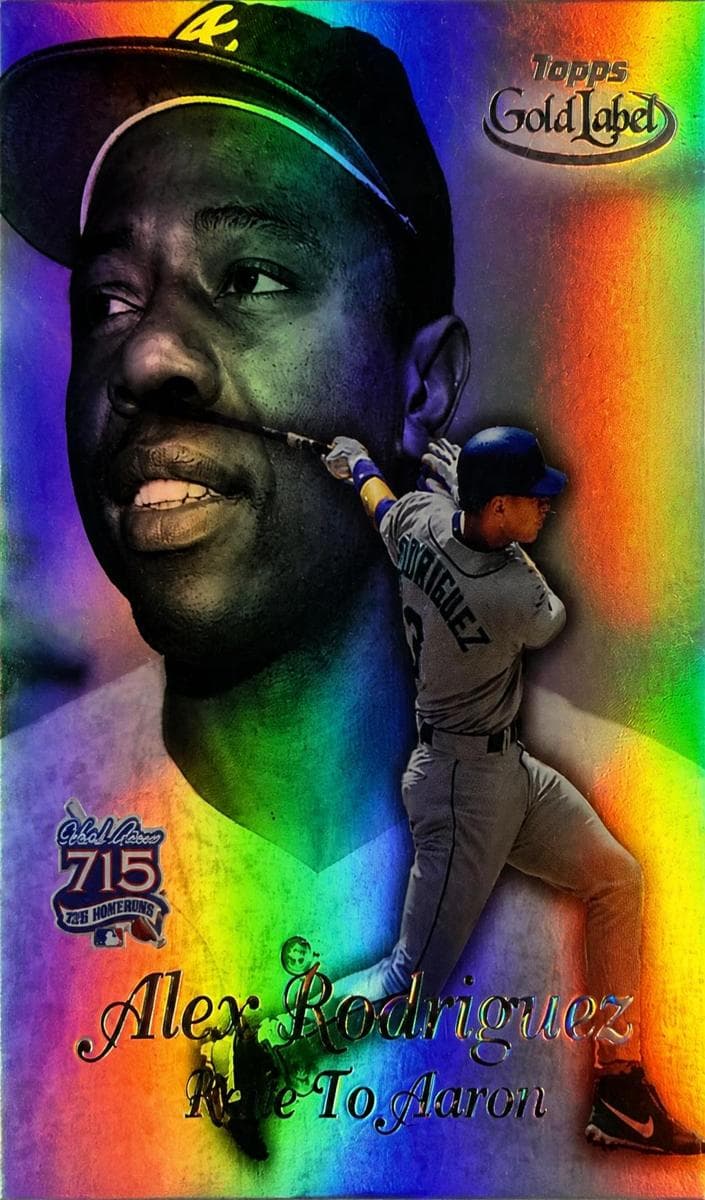 Alex Rodriguez 1999 topps Topps Gold Label