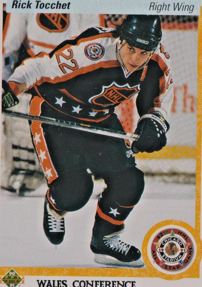 Rick Tocchet 1990 upper-deck Upper Deck