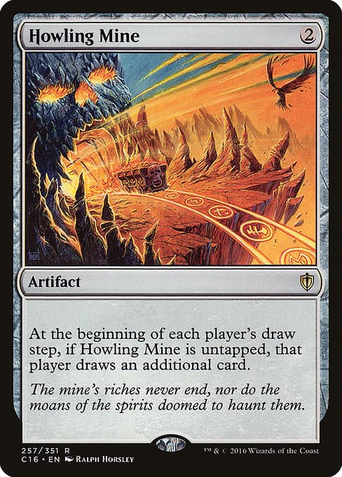 Howling Mine 1994 Magic: The Gathering Revised