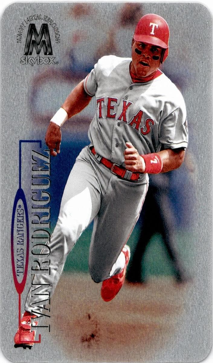 Ivan Rodriguez 1999 fleer SkyBox Molten Metal