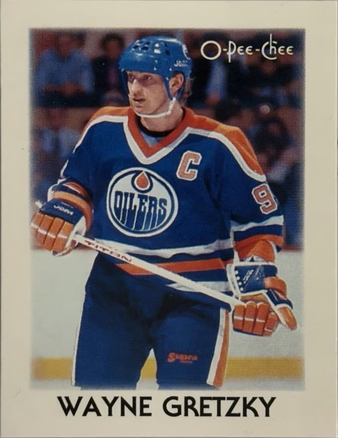 HOCKEY MINIS WAYNE GRETZKY HOF 1987 O-Pee-Chee