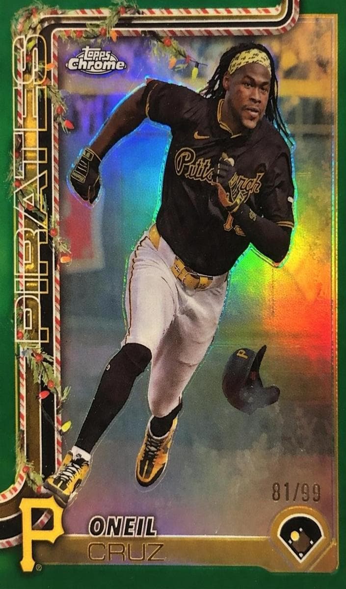 Oneil Cruz 2025 topps Topps Chrome Sapphire