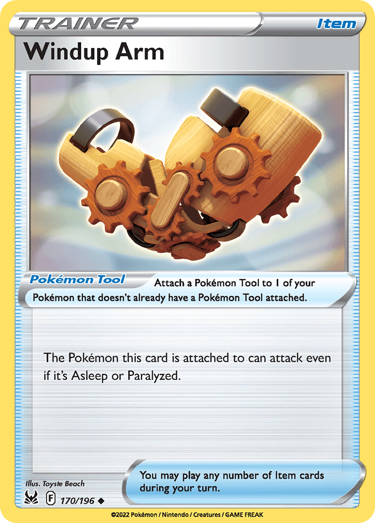 Windup Arm 2022 Pokemon Lost Origin