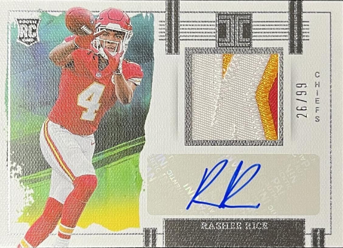 Rashee Rice 2023 panini Panini Contenders Optic