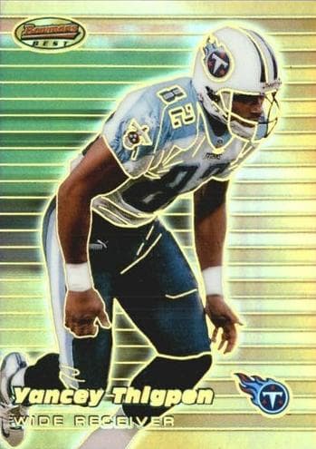 Yancey Thigpen 1999 bowman Bowman's Best