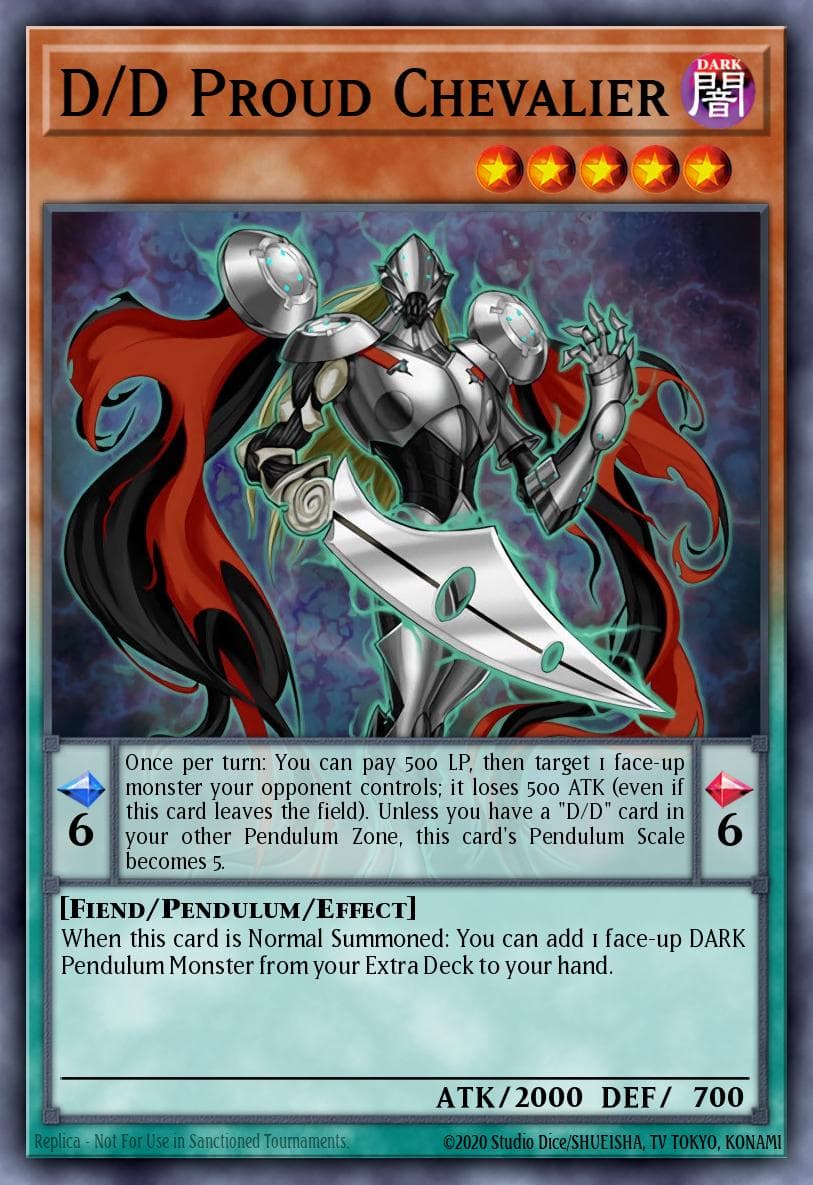 D/D Proud Chevalier 2017 Yu-Gi-Oh!