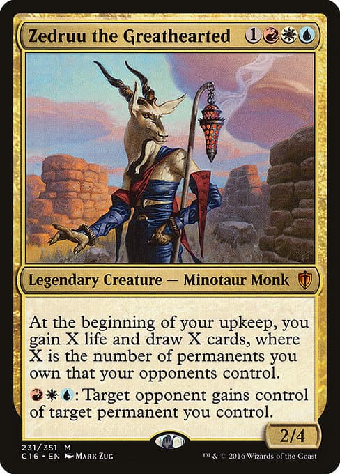 Zedruu the Greathearted 2011 Magic: The Gathering Commander