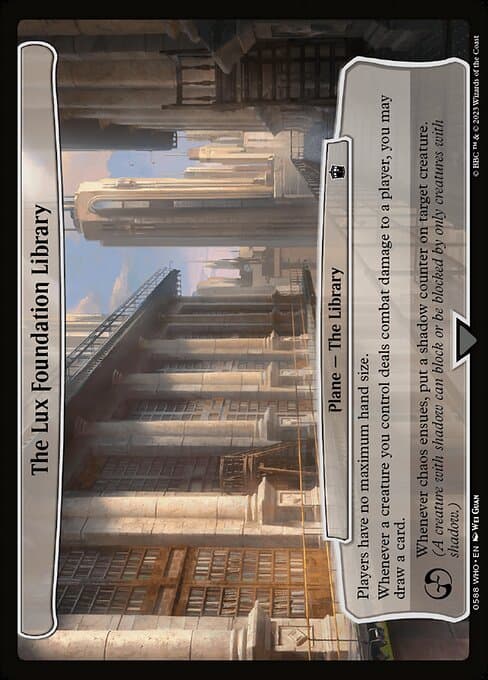 The Lux Foundation Library 2023 Magic: The Gathering Doctor Who