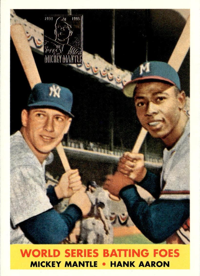 World Series Batting Foes (Mickey Mantle / Hank Aaron) #24