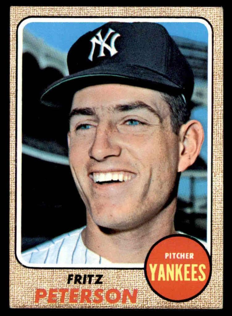 Fritz Peterson 1968 topps Topps