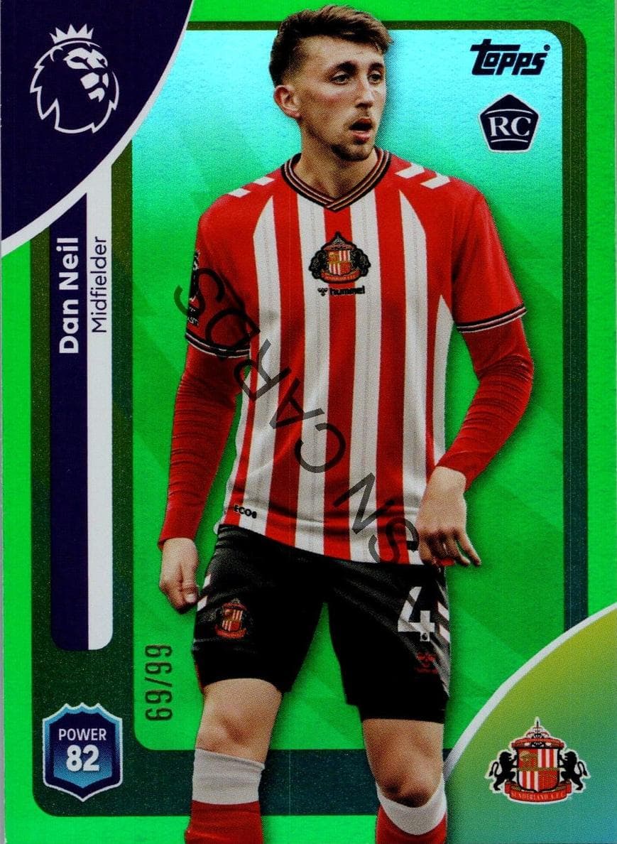 Tyrick Mitchell 2025 Topps Premier League rookie card