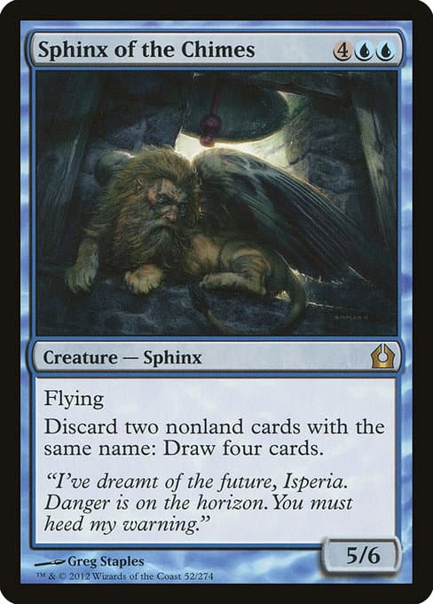 Sphinx of the Chimes 2012 Magic: The Gathering Return to Ravnica