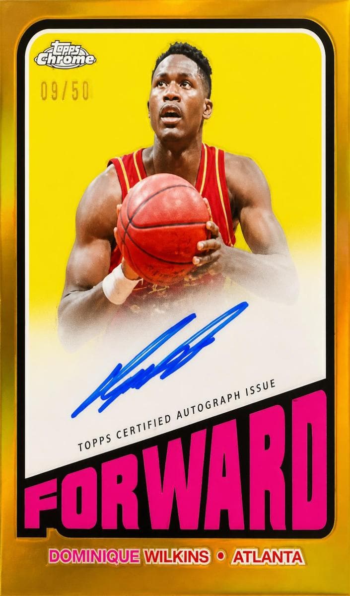 Dominique Wilkins 2023 topps Topps Chrome