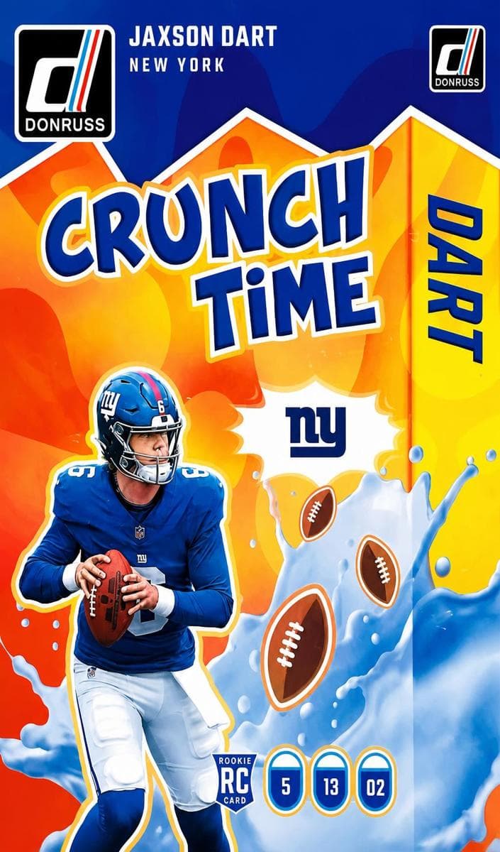 Jaxson Dart 2025 panini Donruss