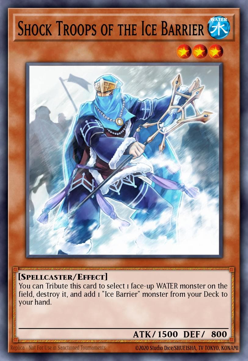 Shock Troops of the Ice Barrier #DT03-EN025
