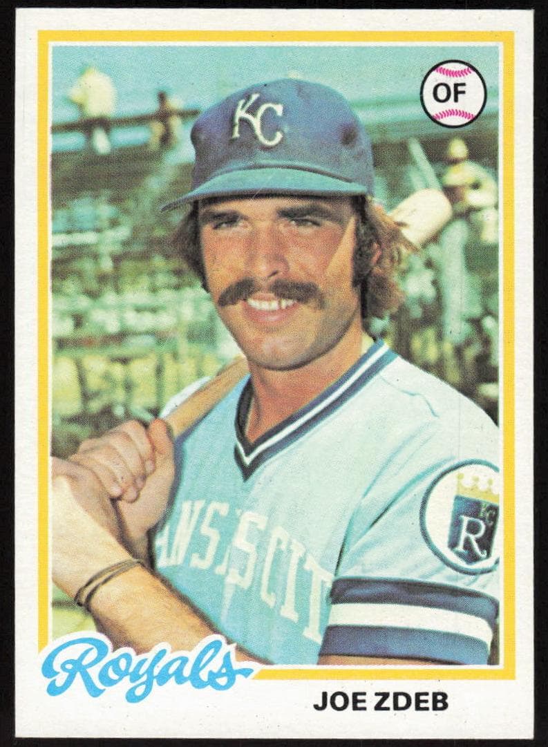 Joe Zdeb 1978 topps Topps
