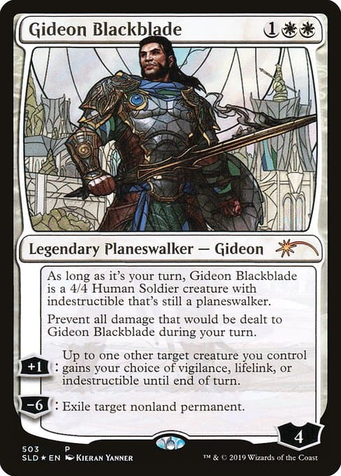 Gideon Blackblade 2019 Magic: The Gathering Secret Lair Drop