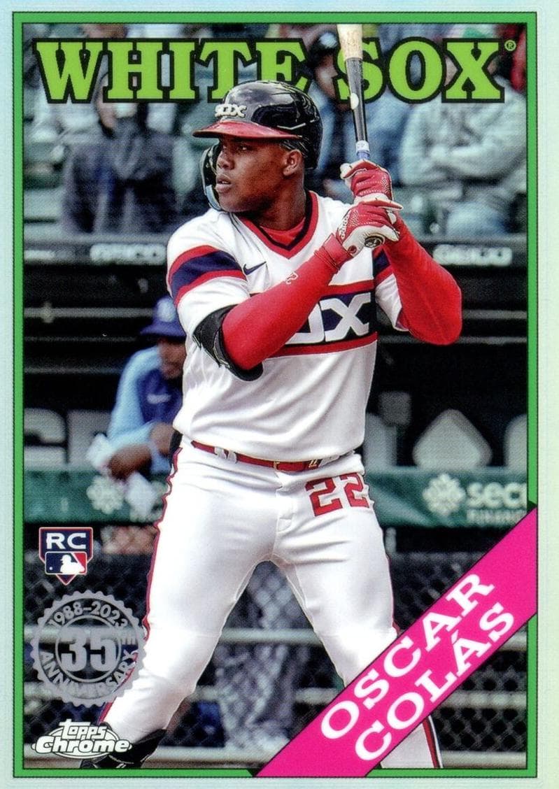 Oscar Colás 2023 topps Topps Chrome Update