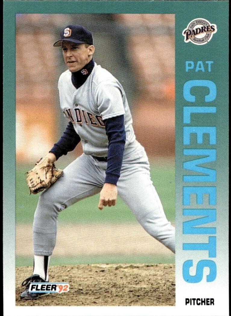 Pat Clements 1992 fleer