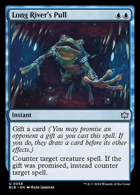 Long River's Pull 2024 Magic: The Gathering Bloomburrow